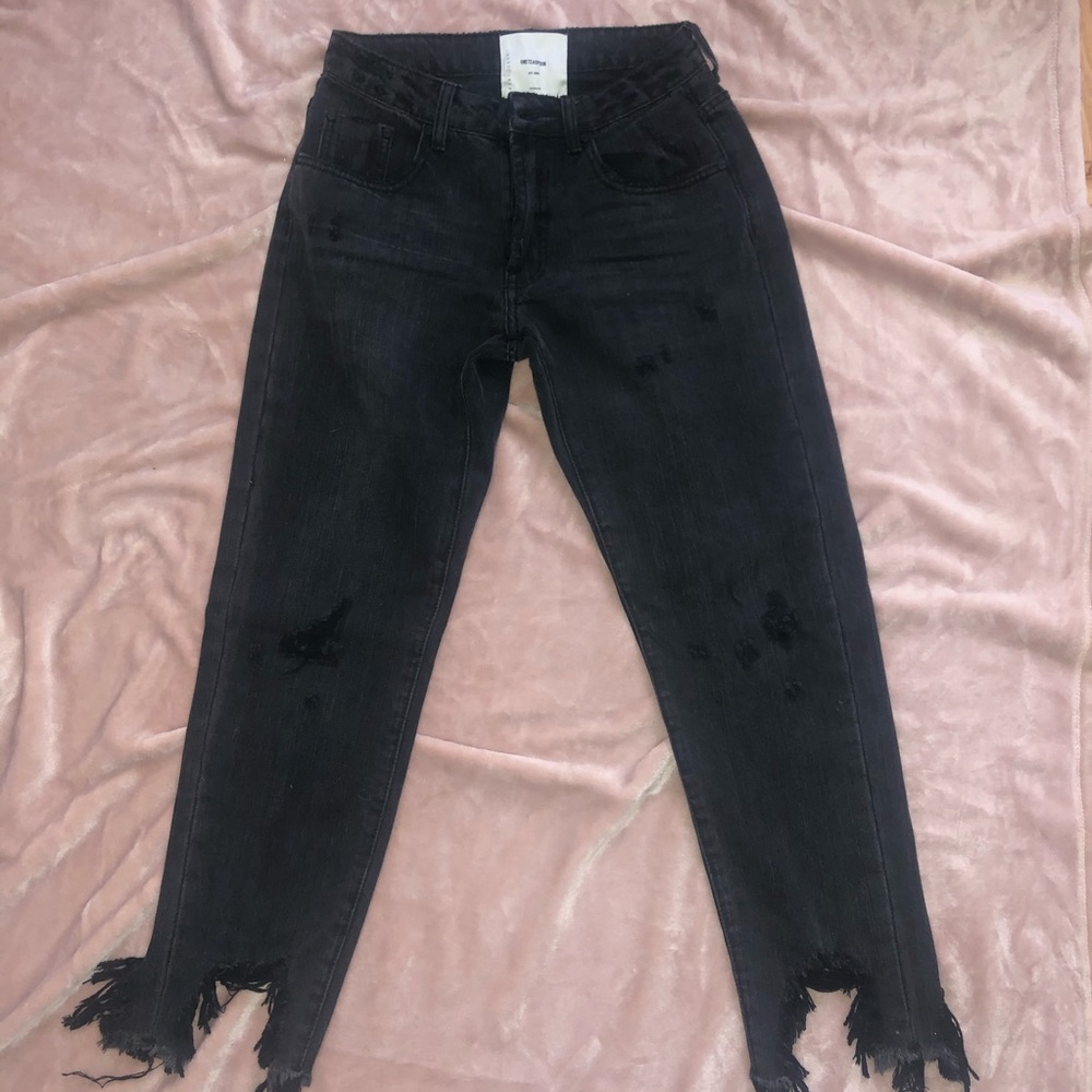 One teaspoon Black Distressed Jeans